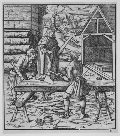 Carpenters by the Elder Hans Burgkmair