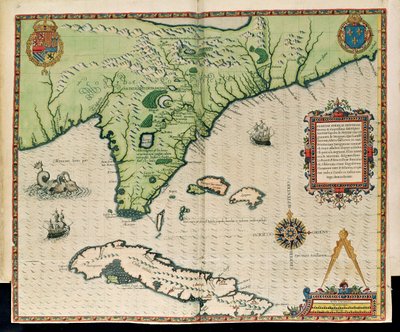 Map of Florida, from Brevis Narratio.., engraved by The... (#66337)