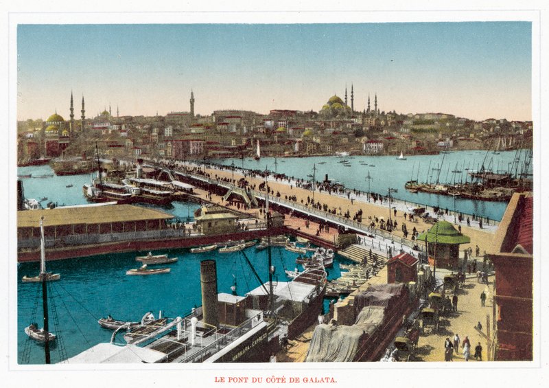 The Bridge on the Galata Side by European Photographer