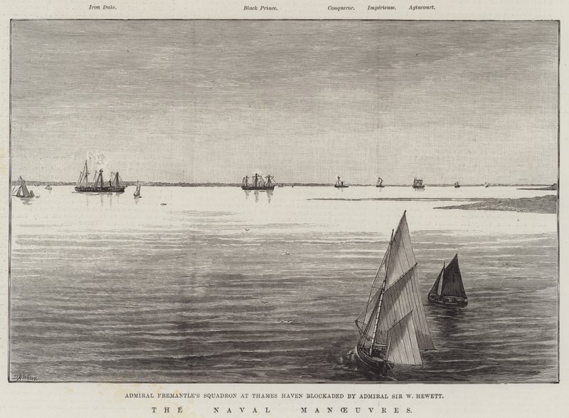 The Naval Manoeuvres by Warry