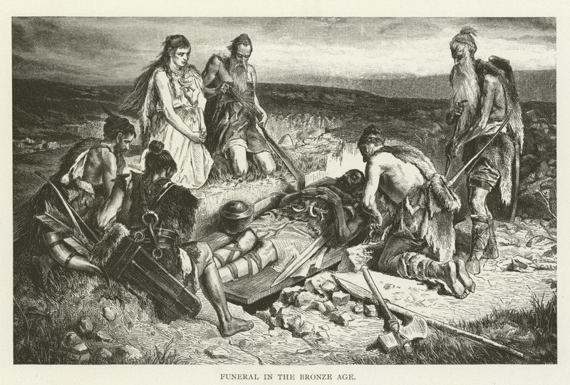 Funeral in the Bronze Age by (after) American School