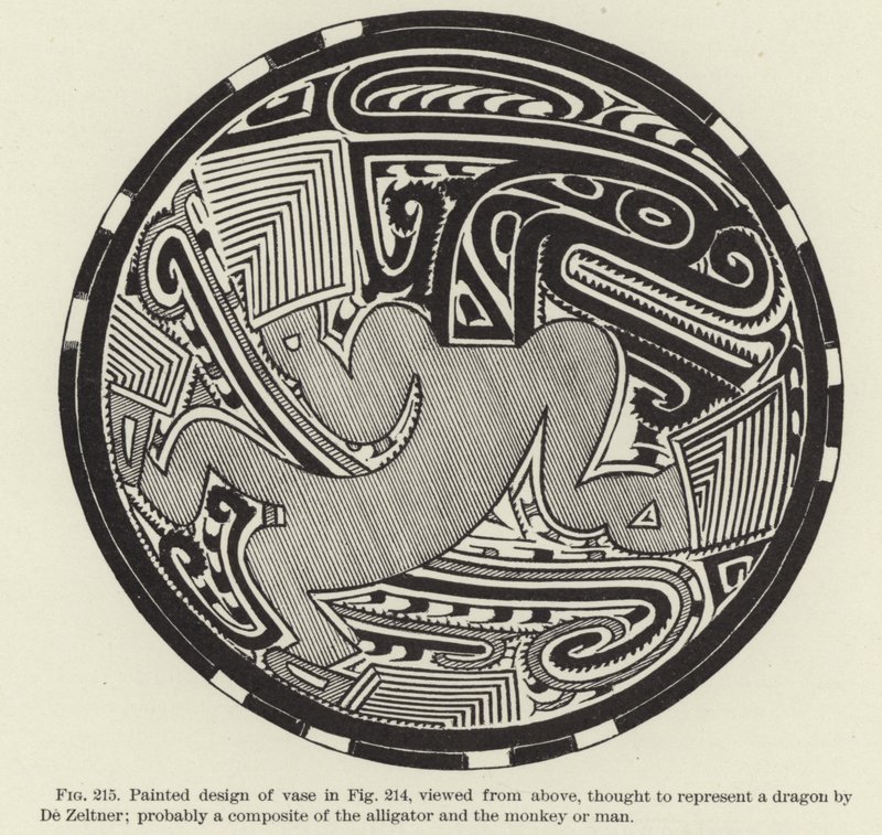 Painted Design of Vase by (after) American School