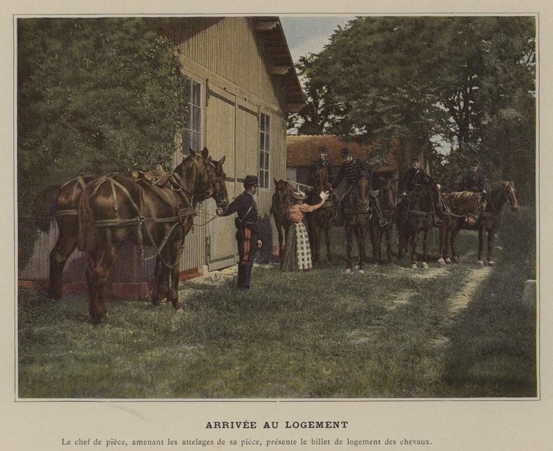 Arrival at the Lodging by (after) French Photographer