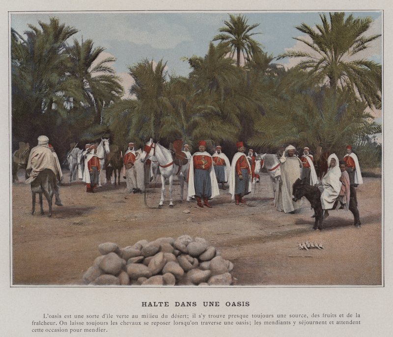 Stop in an Oasis by (after) French Photographer