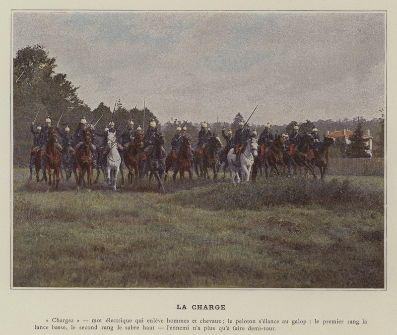 The Charge by (after) French Photographer