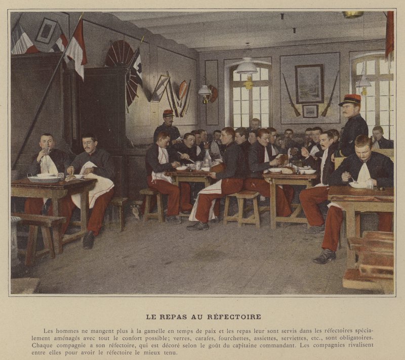 The Meal at the Refectory by (after) French Photographer
