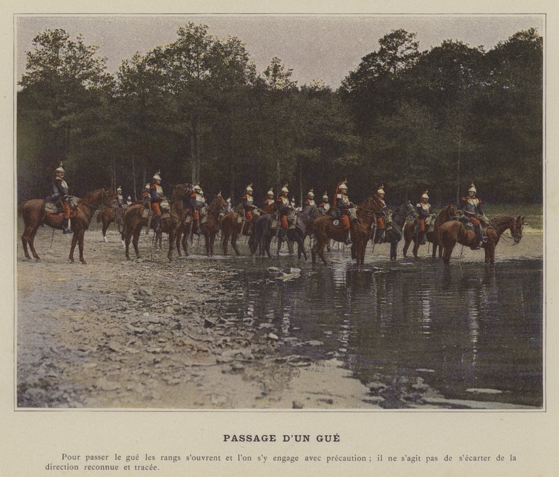 Crossing a Ford by (after) French Photographer