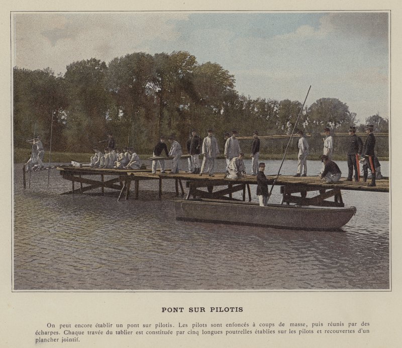Pile Bridge by (after) French Photographer