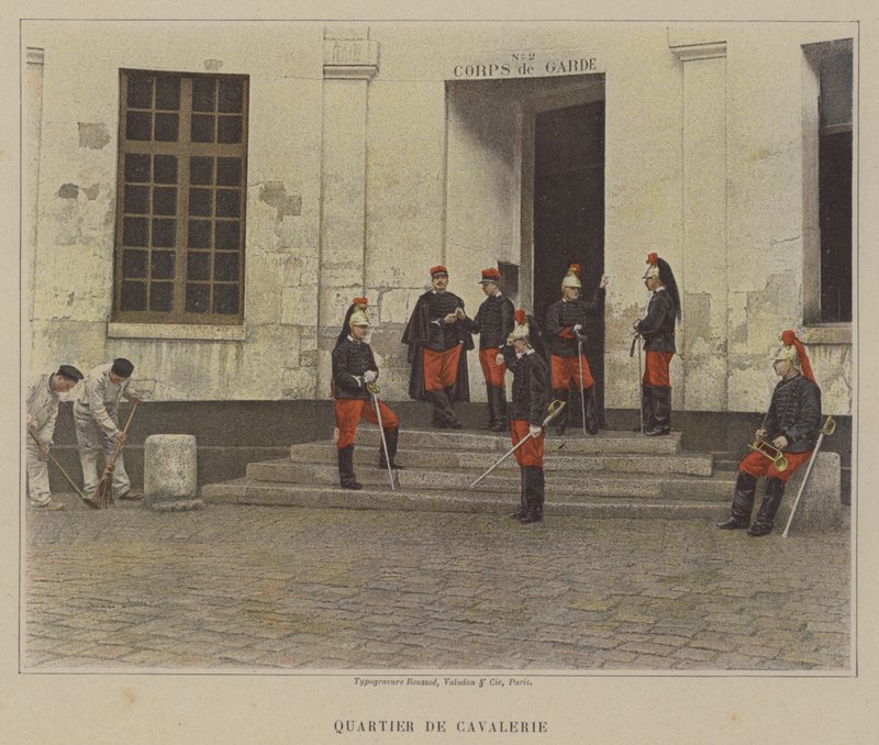 Cavalry Quarters by (after) French Photographer