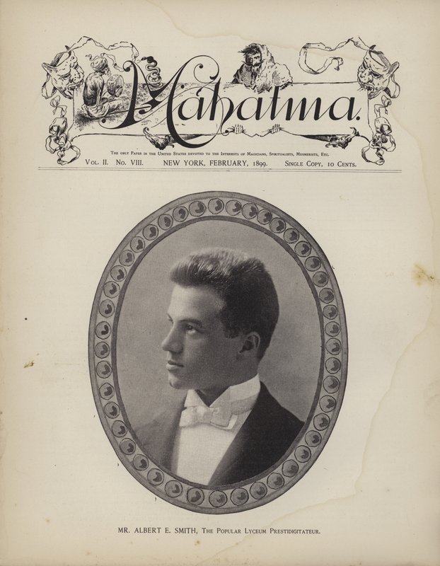 Albert E. Smith, The Popular Lyceum Prestidigitator by American School