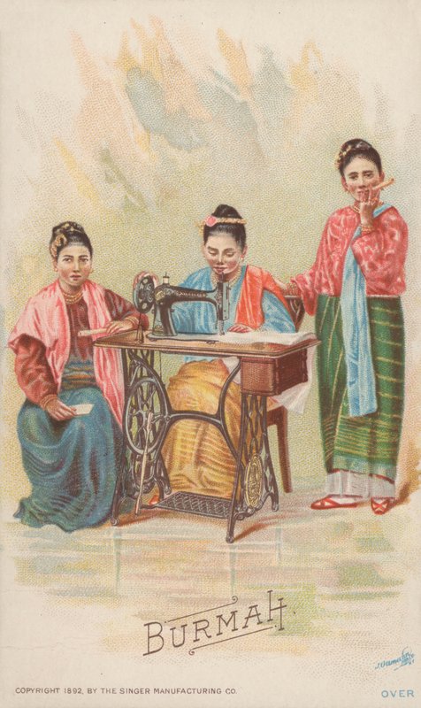 Sewing Machine, Burma by American School