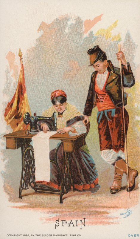 Sewing Machine, Spain by American School