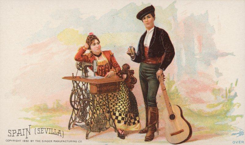 Sewing Machine, Spain, Seville by American School