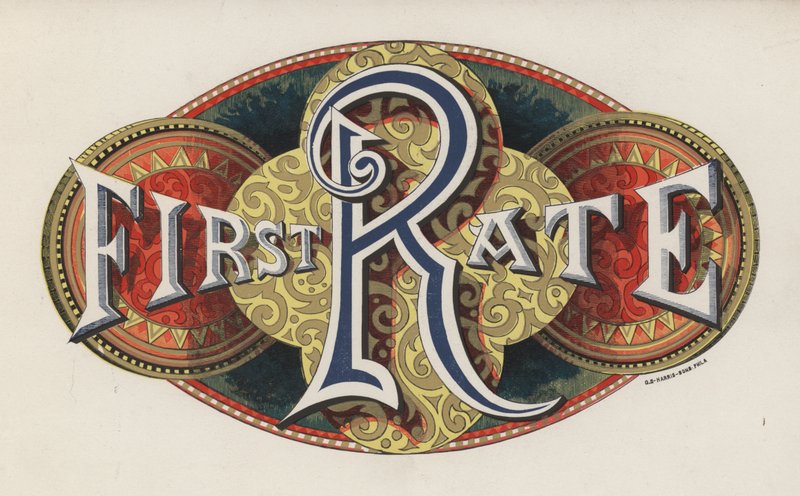 Sign Saying First Rate by American School
