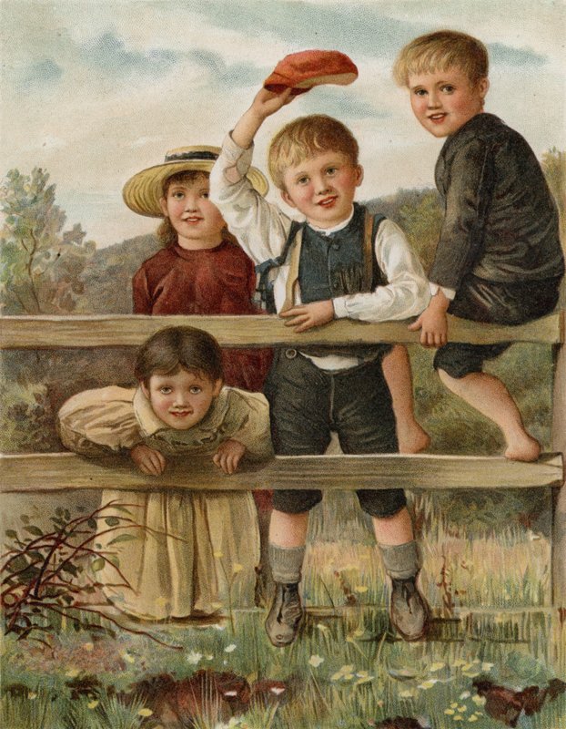 Cheering the Trains by English School