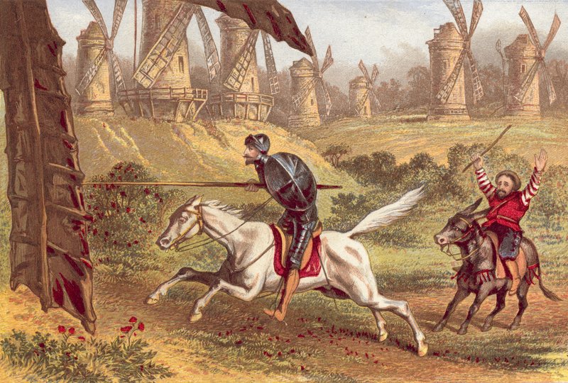 Don Quixote by English School