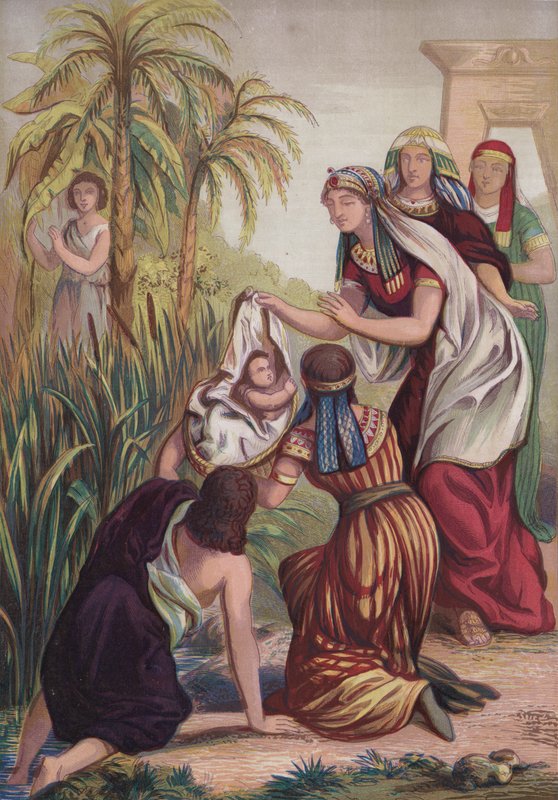 Finding of Moses by English School