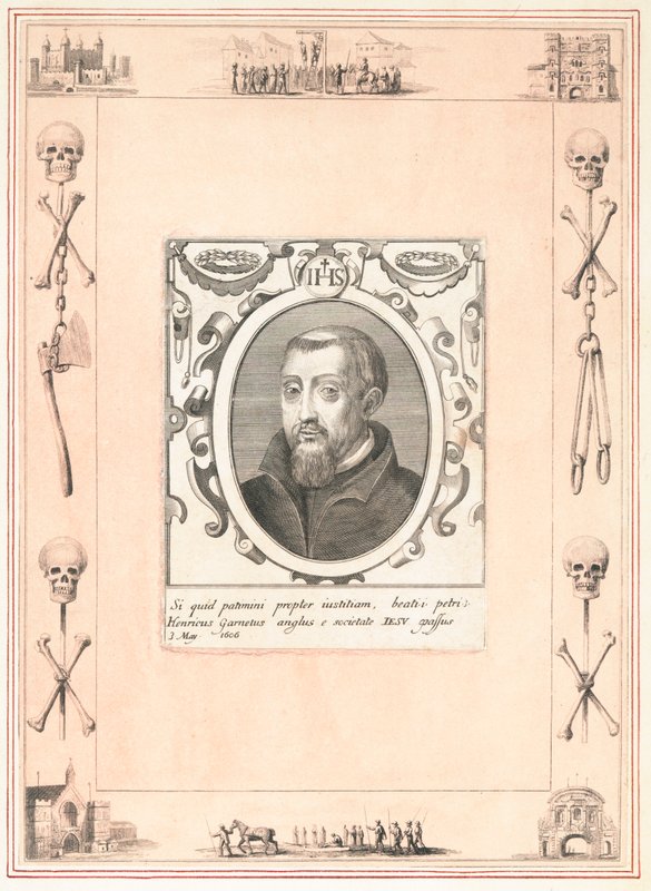 Henry Garnet, Executed for the Gunpowder Plot, 3 May 1606 by English School