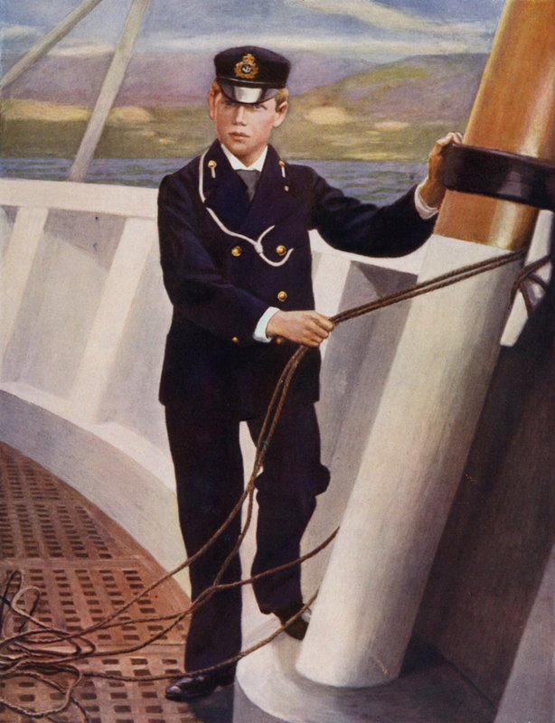 King George as a Midshipman by English School