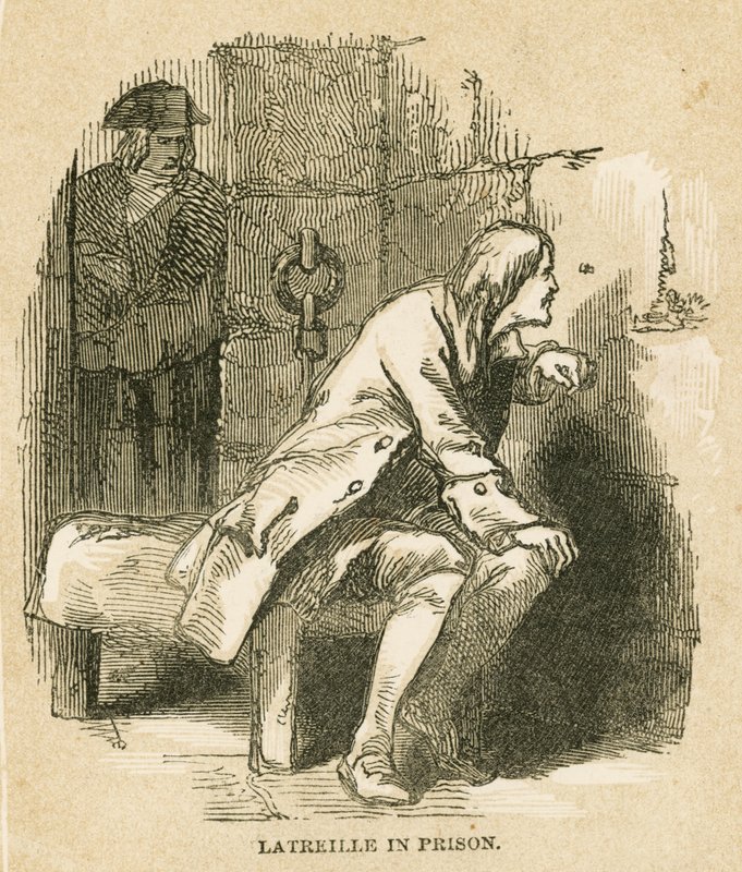 Latreille in prison by English School
