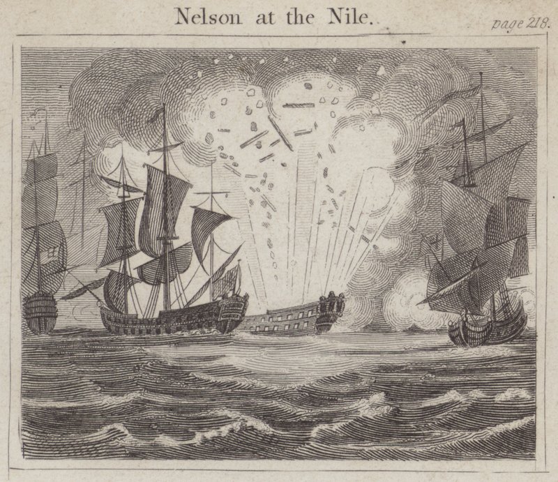 Nelson at the Nile by English School