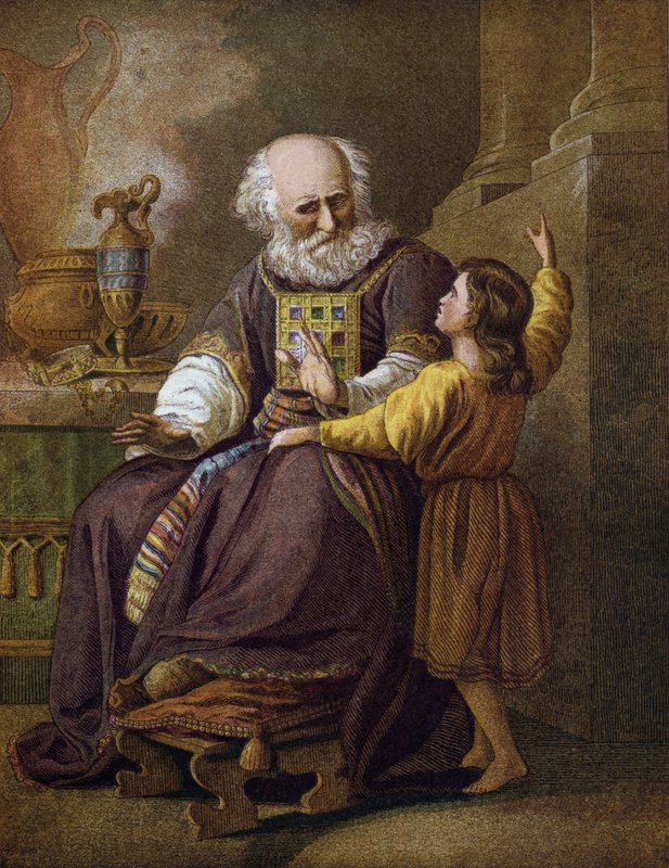 Samuel and Eli by English School