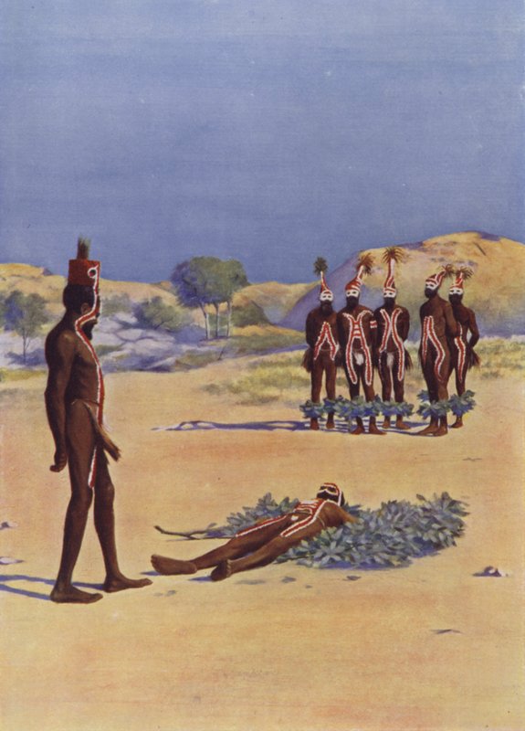 Scene from a Corroboree by English School