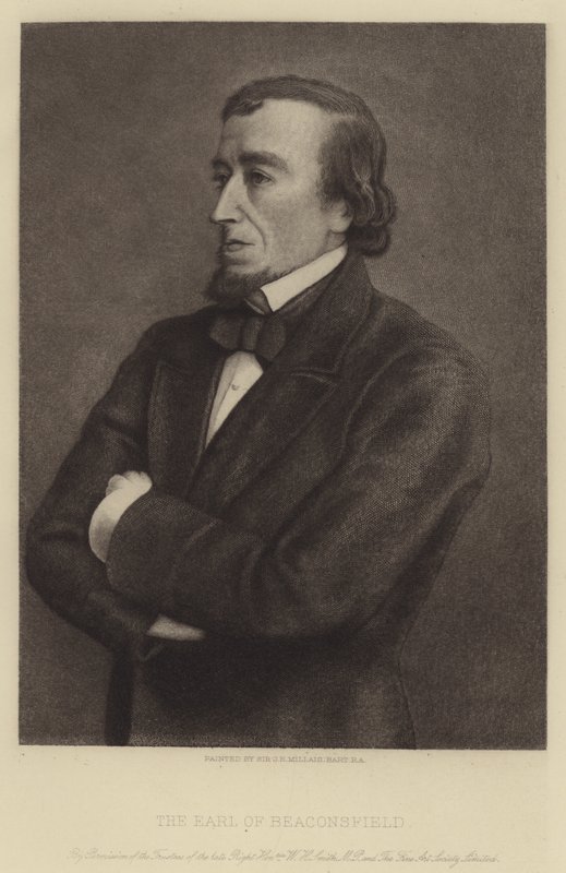The Earl of Beaconsfield by English School