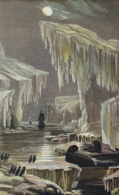 The Erebus and Terror in the Arctic Regions by English School
