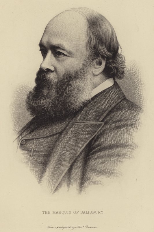 The Marquis of Salisbury by English School