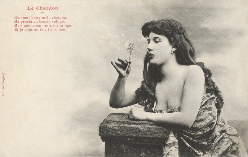Girl Blowing a Dandelion by French Photographer