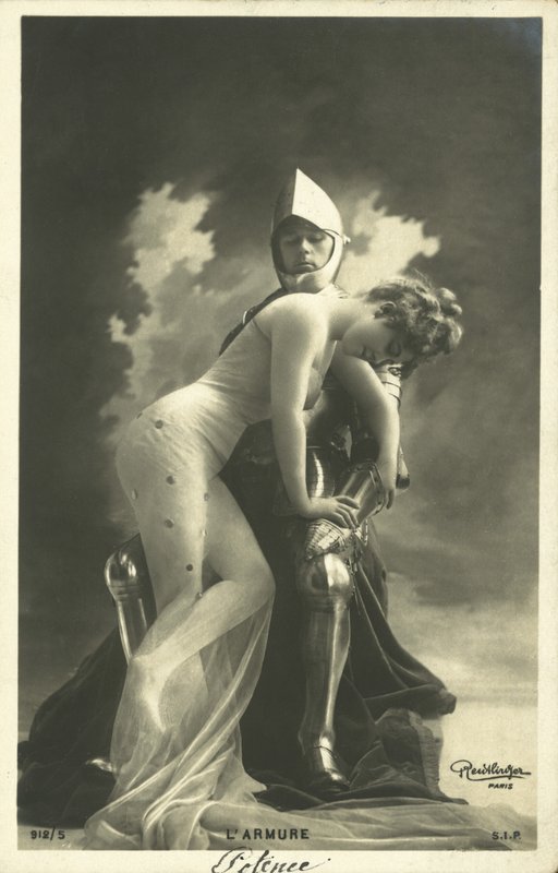 Knight and damsel by French Photographer