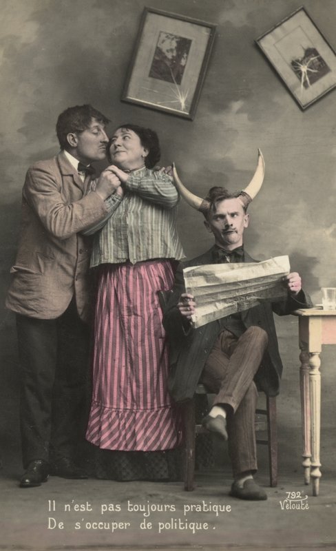 Man with bull