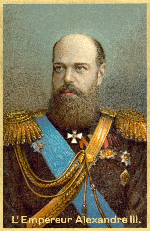 Tsar Alexander III of Russia by French School