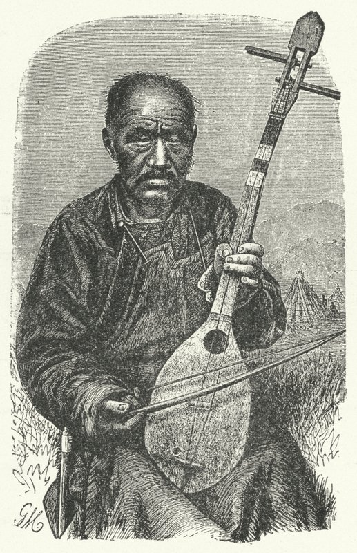 A Musician from Kyrgyzstan by German School