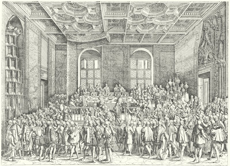 Banquet for Ferdinand I, Holy Roman Emperor by German School