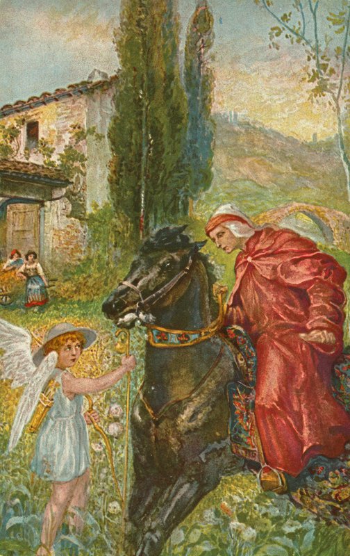 Episode from Life of Dante by A. del Senno