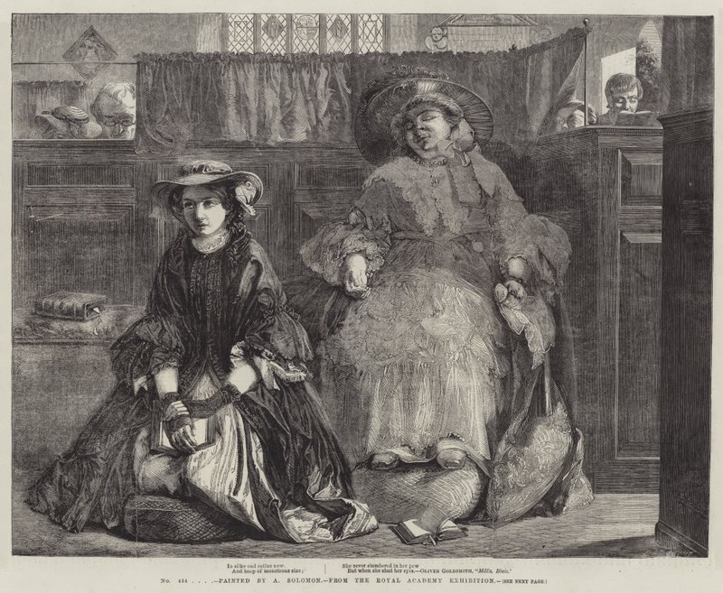 Exhibition of the Royal Academy by Abraham Solomon