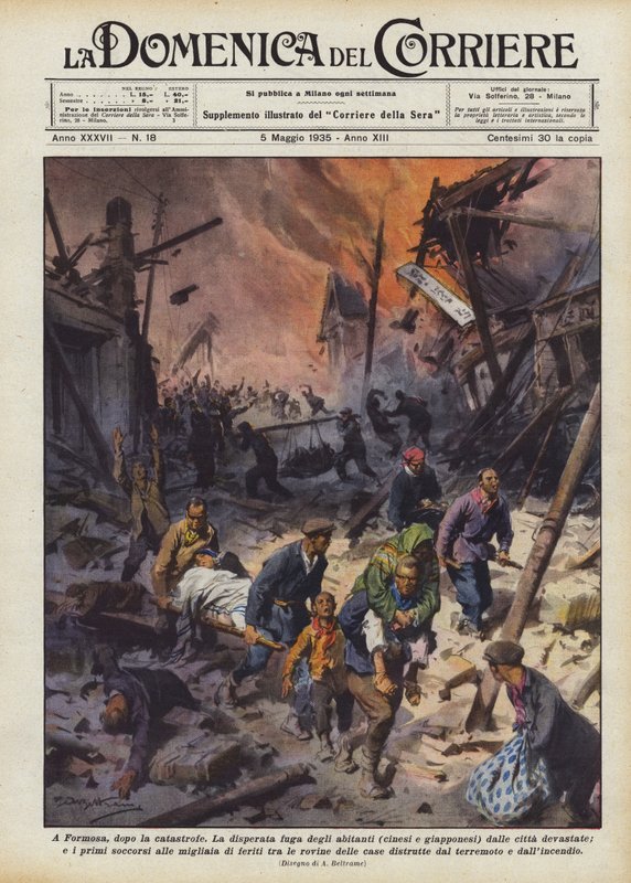 In Formosa, After the Catastrophe by Achille Beltrame