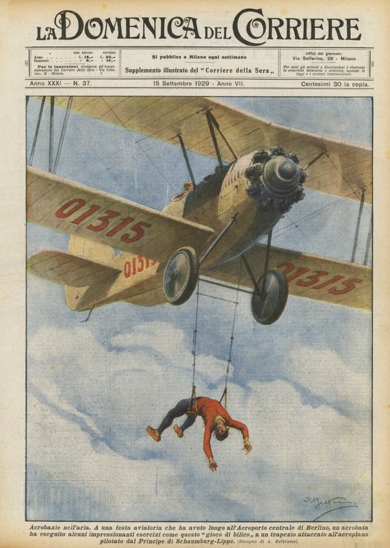 Aerial Acrobatics by Achille Beltrame