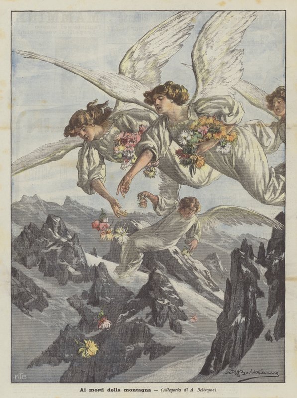 To the Dead of the Mountain by Achille Beltrame