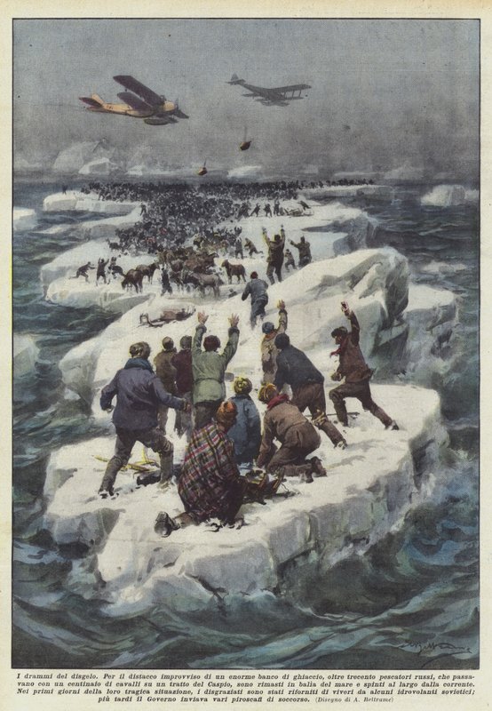The Dramas of the Thaw by Achille Beltrame