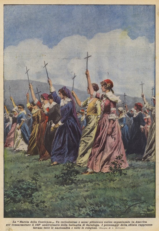 The March of Conscience by Achille Beltrame