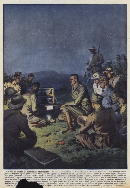The Voice of Rome at Seven Thousand Kilometers by Achille Beltrame
