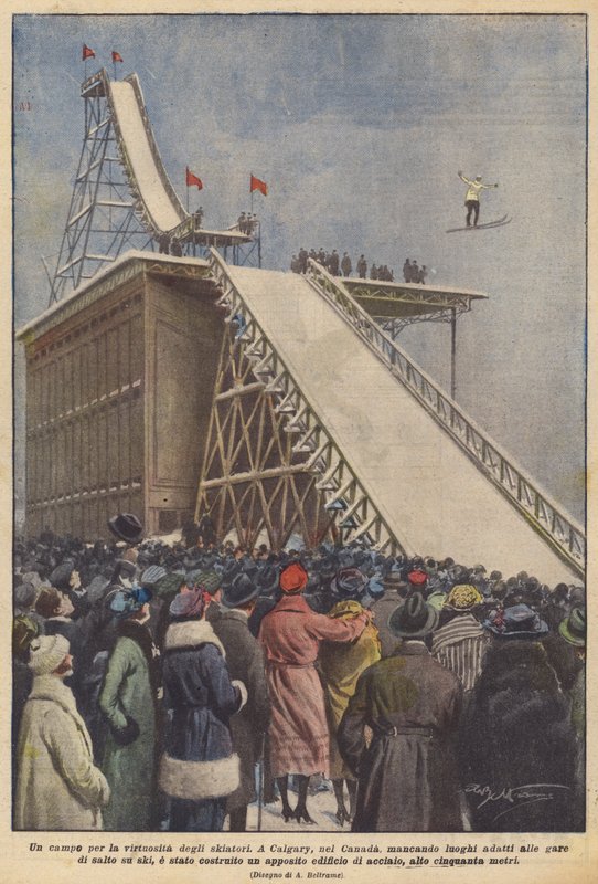 A Field for the Virtuosity of Skiers by Achille Beltrame