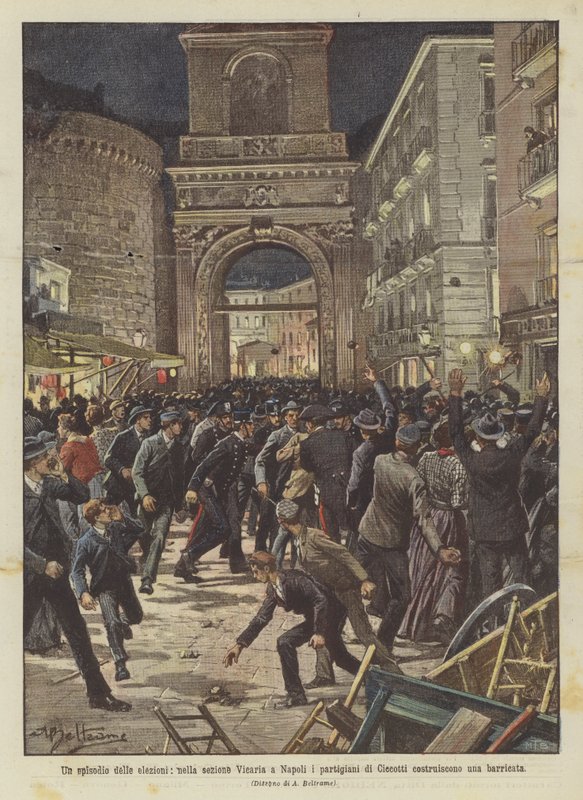 An Episode of the Elections, in the Vicaria Section of Naples, Ciecotti