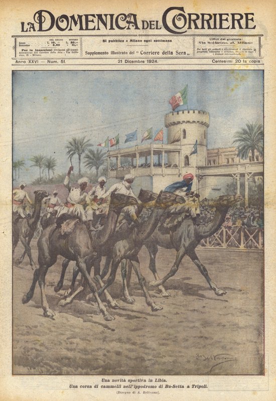 A Sporting Novelty in Libya by Achille Beltrame
