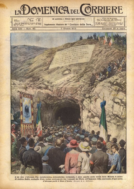 To a Hero of Abruzzo by Achille Beltrame
