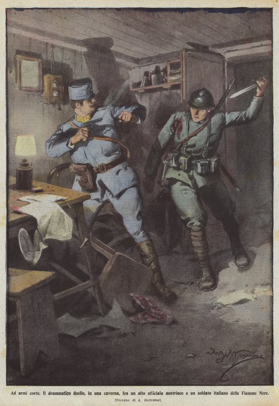 At Close Quarters by Achille Beltrame