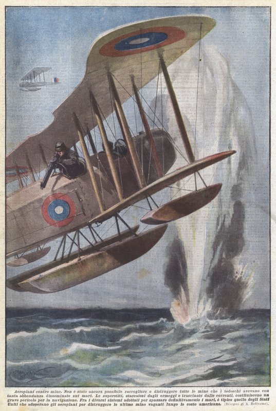 Airplanes Against Mines by Achille Beltrame